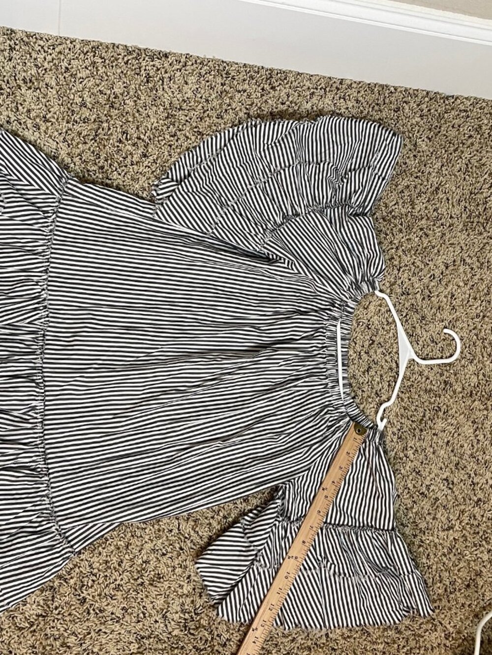 Share ZARA Premium Denim Collection Off the Shoulder Mini Dress Small
